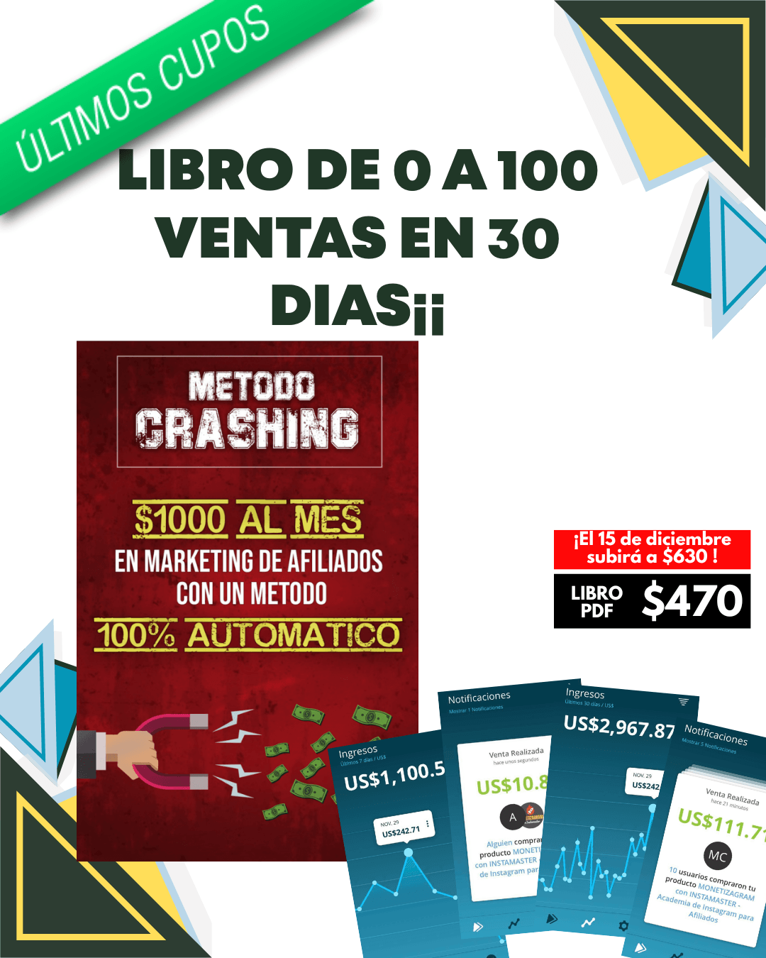 Libro Digital: Método Crashing para Ventas Rápidas en 30 Días