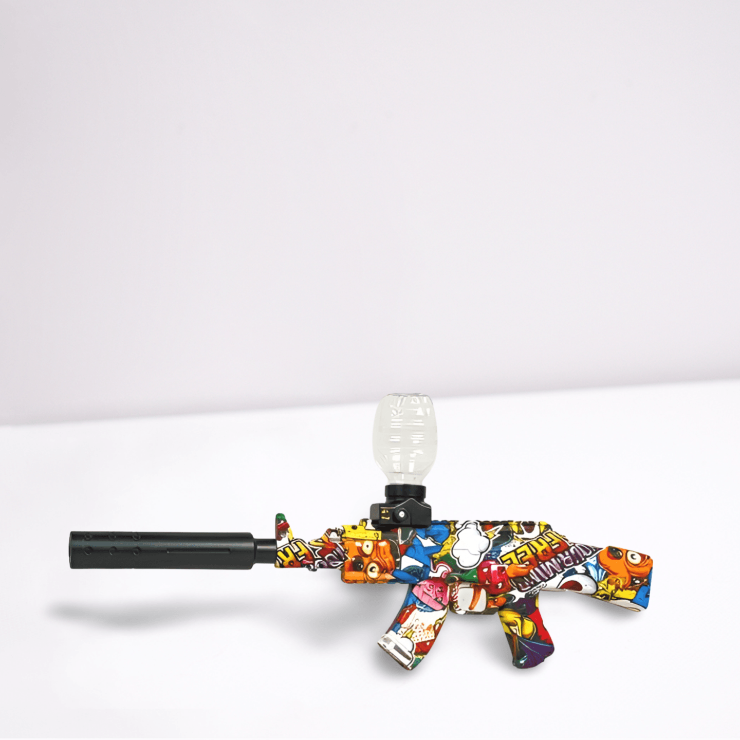 Desata la diversión con esta metralleta de bolitas de gel