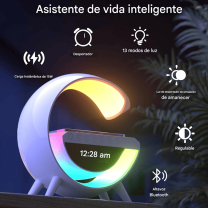 Lámpara de mesa 5 EN 1. Diseño moderno, con control táctil