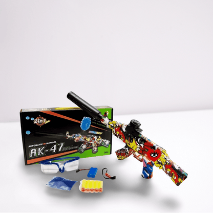 Desata la diversión con esta metralleta de bolitas de gel