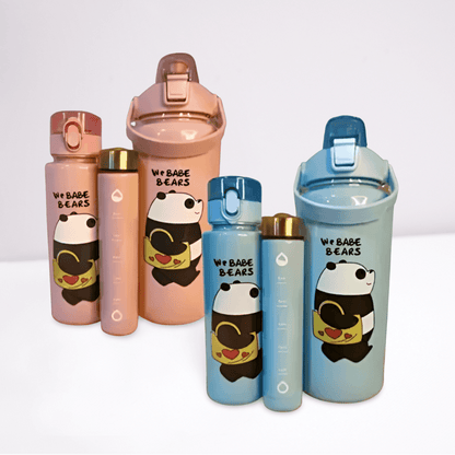Kit de botellas infantiles panda